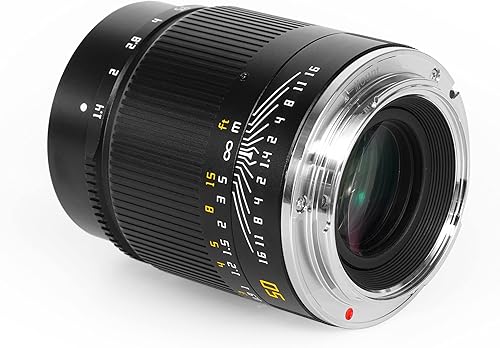 Miniatura 2 de TTArtisan Lente de cámara sin espejo de enfoque manual F1.4 de 1.969 in para cámaras E-Mount como A7 A7ll A7lll A7R A7RlV A7S A7SII A7SII A7SIII A9