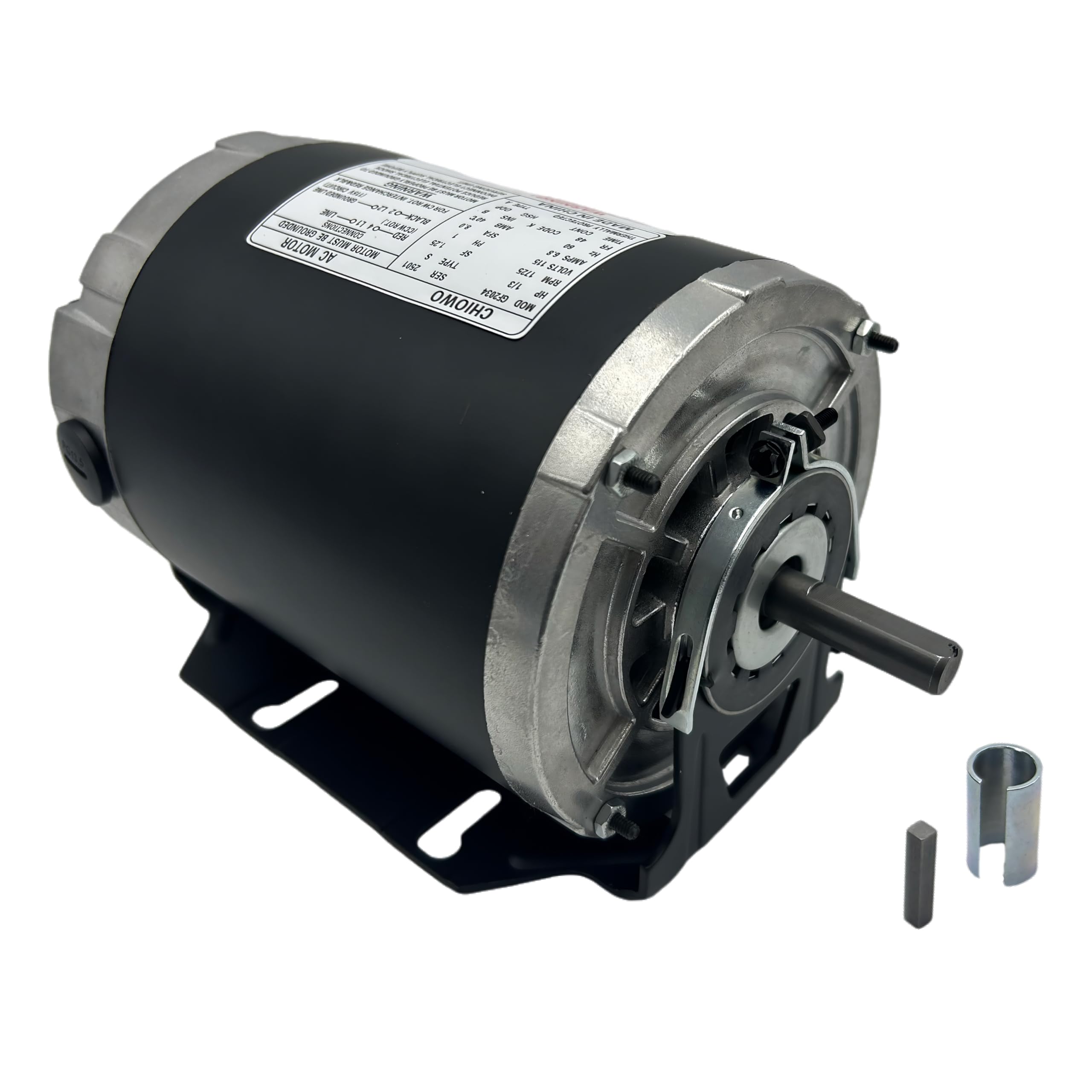 CHIOWO GF2034 Blower Motor 1/3 hp 115 Volts 5.9A 1725 RPM 60Hz 48