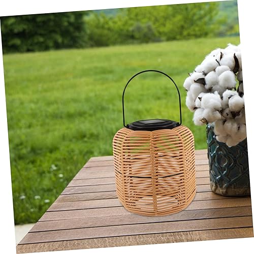 Miniatura 3 de Varios lugares Decoración Colgando Impermeable Light Rattan Decorar Efectos