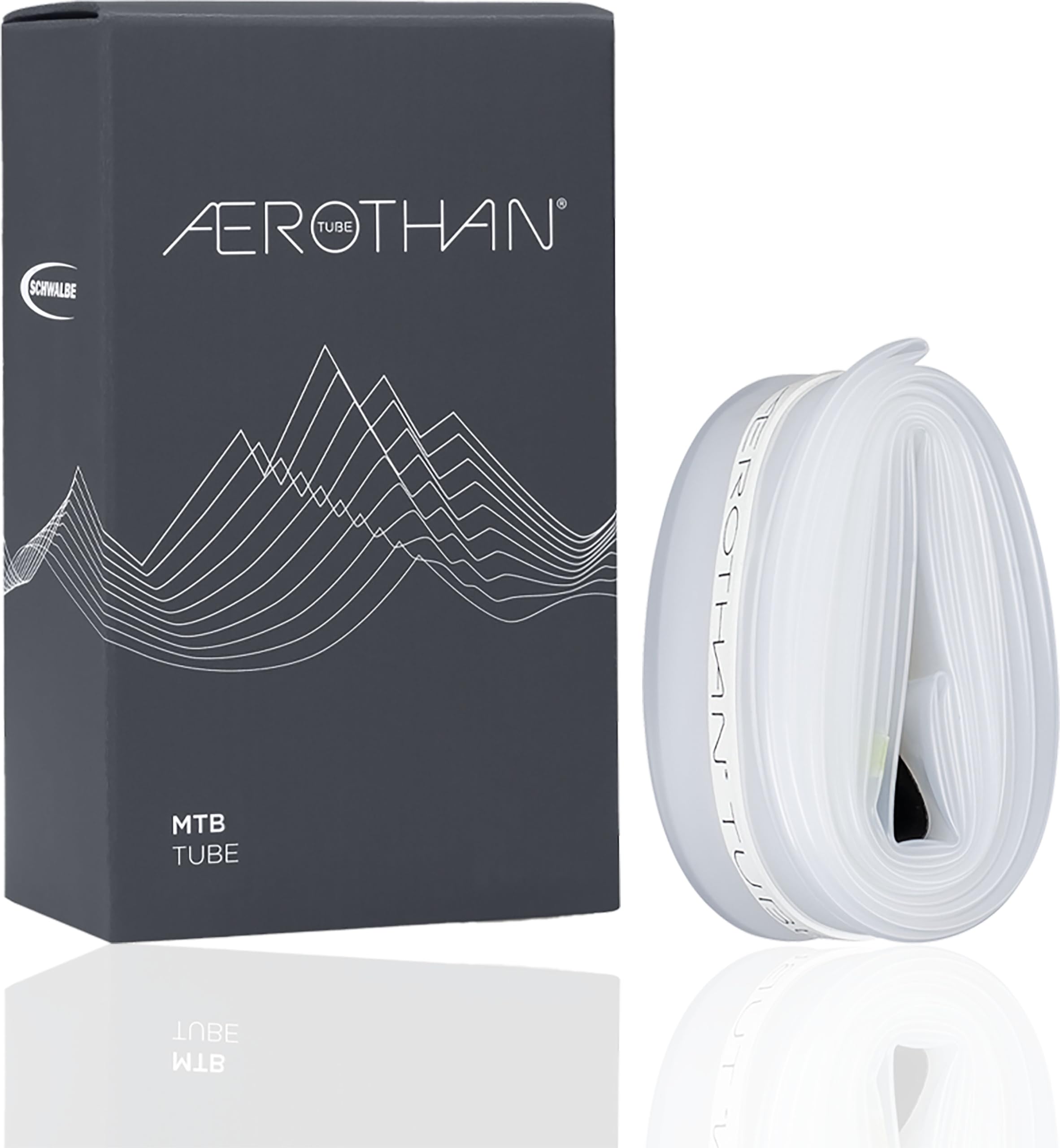 Schwalbe Unisex - Adult Aerothan Inner Tube - White, 40mm, 40 mm