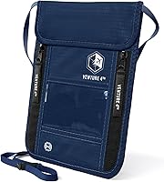 Vista 29 de Venture 4th bolsa de cuello de viaje con traba RFID, gris), V4-01-NP-GR