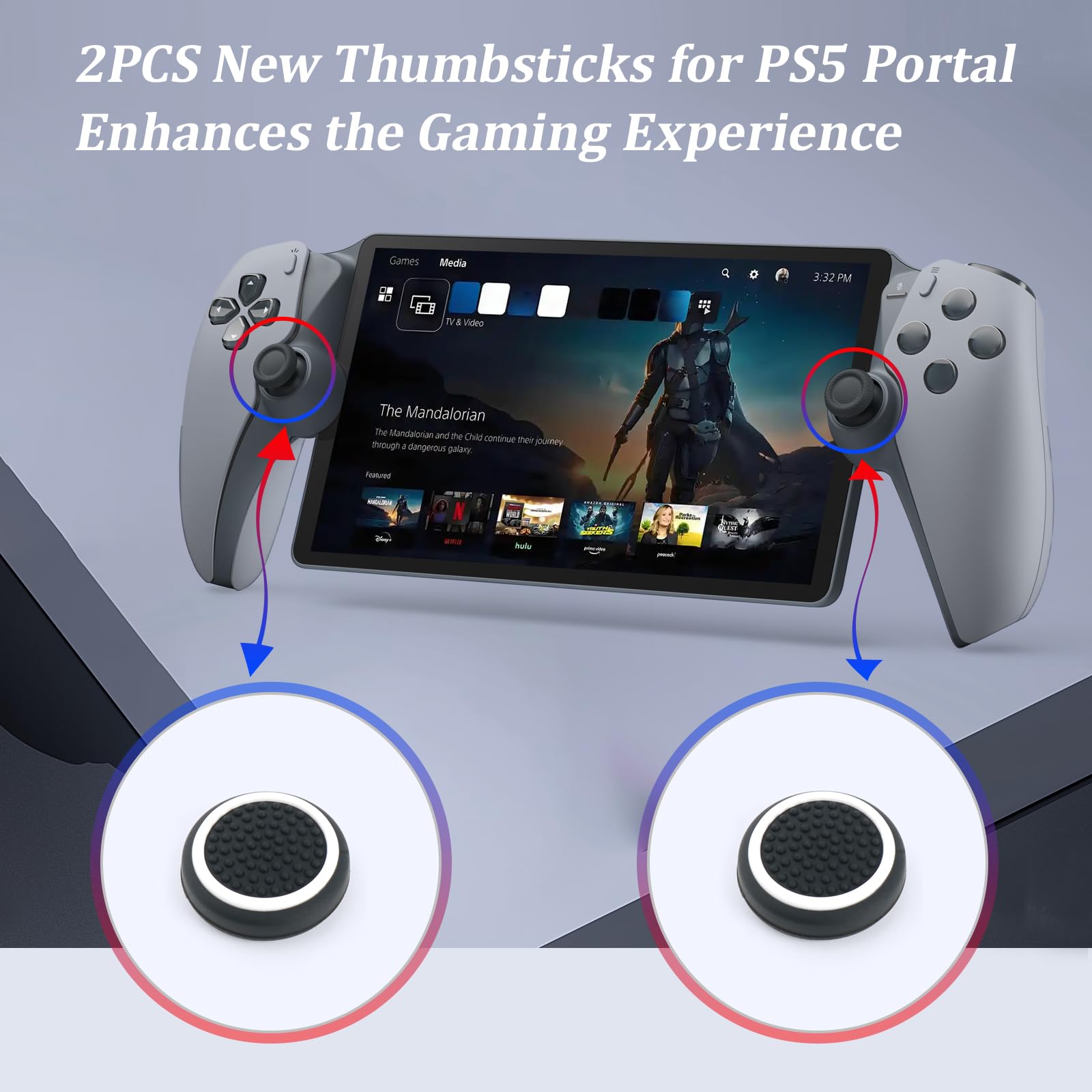 Amazon.com: for PS5 Portal Hall Effect Joystick Replacement for