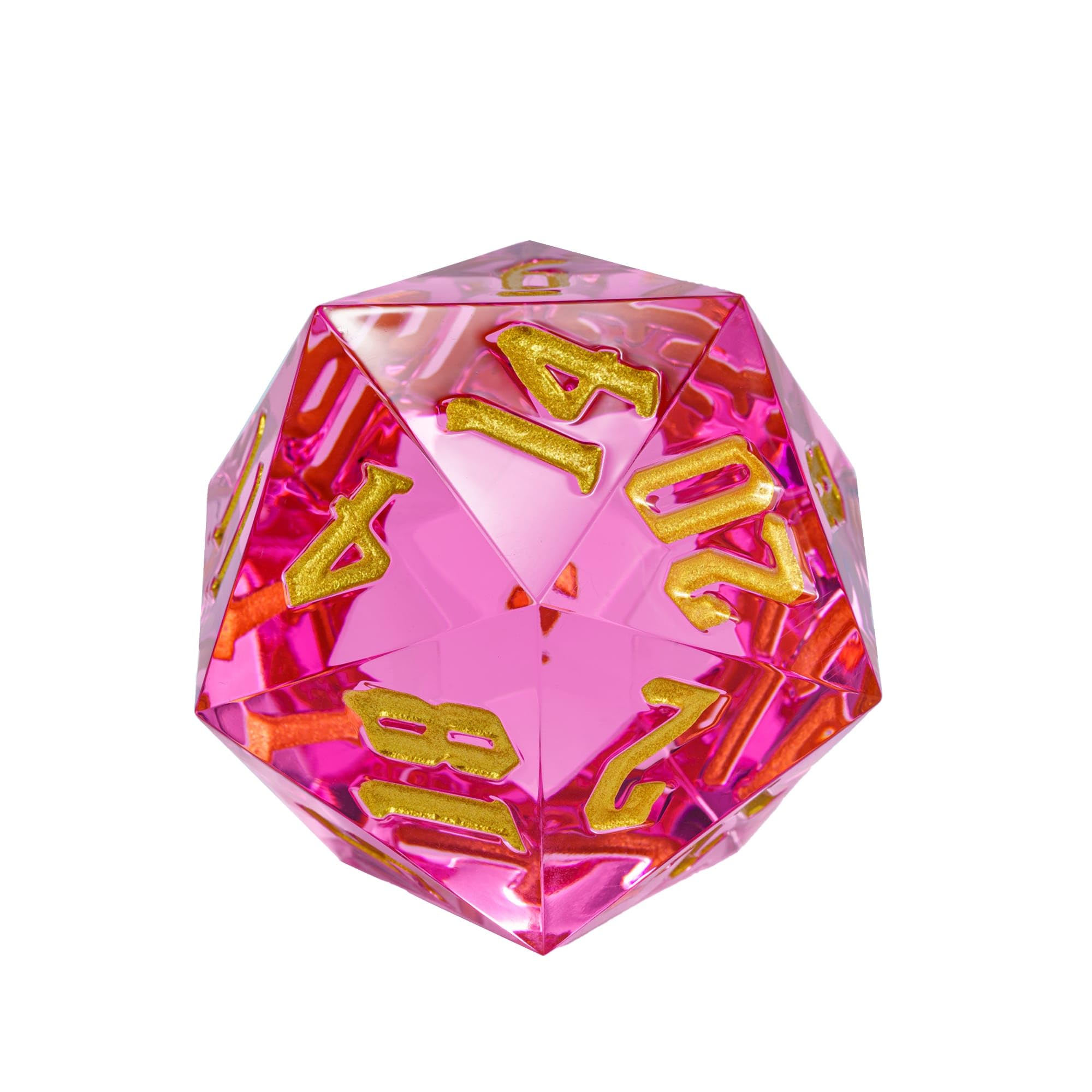 Dados DND de 20 caras de 55 mm, troquel poliédrico gigante D20 D&D