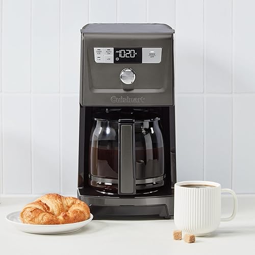 Miniatura 2 de Cuisinart Cafetera, jarra de vidrio programable PerfecTemp de 14 tazas con ajuste de 1-4 tazas, control de fuerza de preparación, pausa de