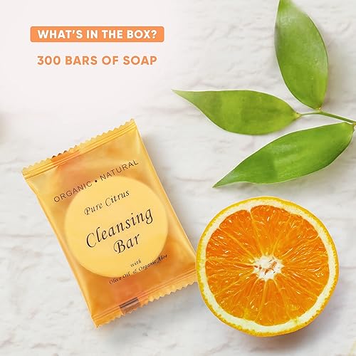 Miniatura 3 de Terra Pure Wild Citrus Cleansing Bar, Travel Size Hotel, 1 oz (Case of 300)