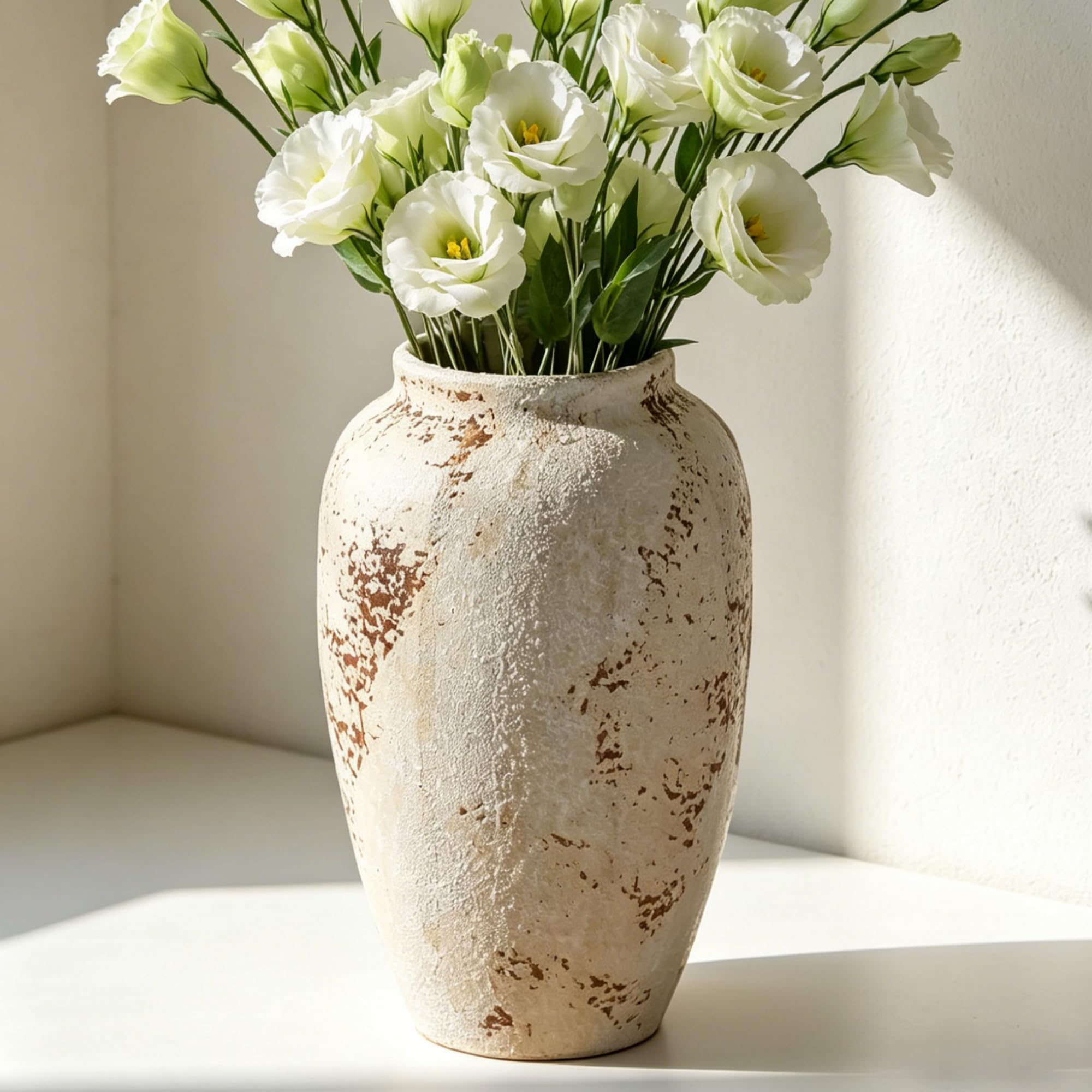 Rustic Ceramic Vase for Home Décor
