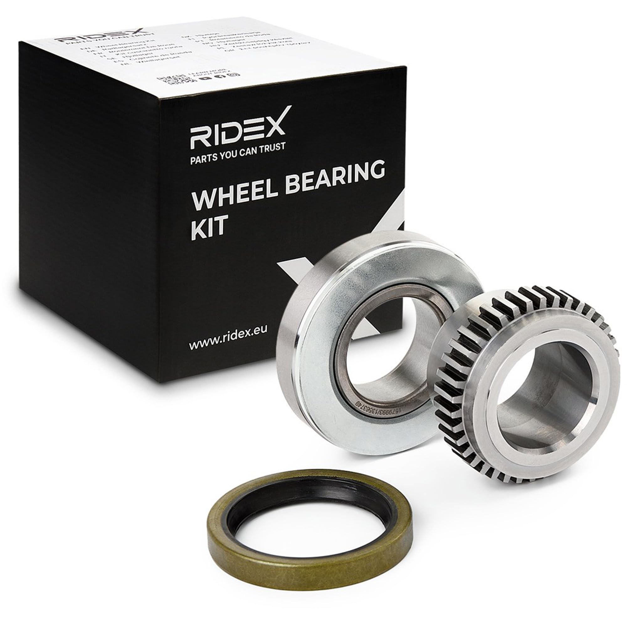 RIDEX 654W0822 Kit cuscinetto ruota Posteriore con guarnizione ad anello per alberi