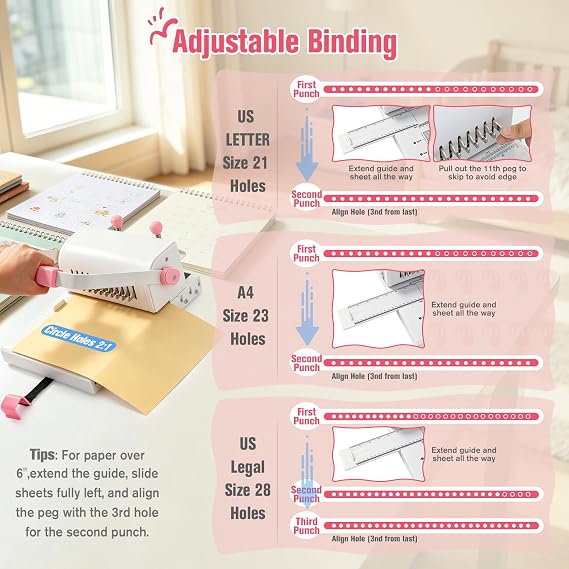 2:1 Pitch Cinch Spiral Wire Binding Machine