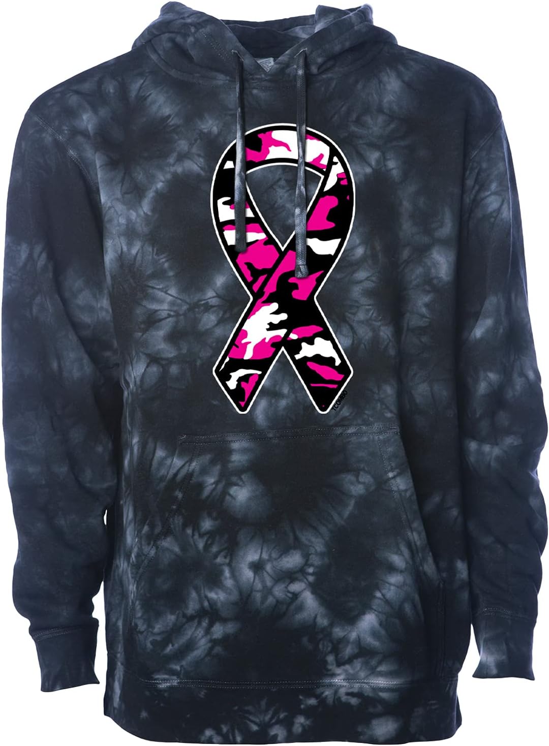 Tcombo Camoflauge Pink Ribbon - Breast Cancer Unisex Hoodie Sweatshirt