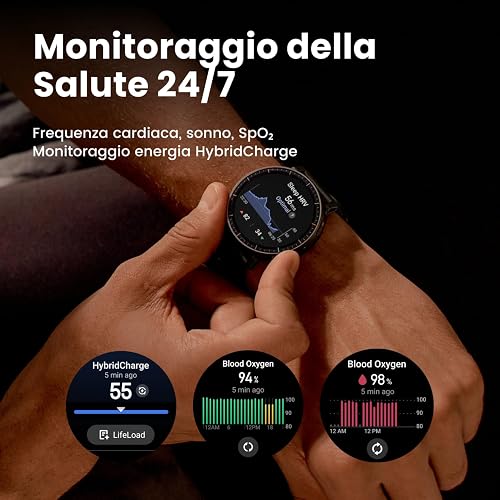 Amazfit Active Max Smart Watch 48mm, 1.5" AMOLED Display, 25-Day Battery, Offline Map, NFC, GPS, 4GB Storage, 170+ Sport, 5 ATM Water Resistant, Heart Rate & Sleep Fitness Tracker for Android & iPhone - 6