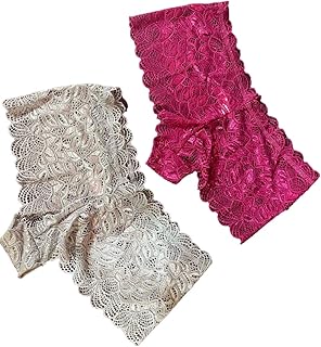 2 Piece Jober Lace Pantie Underwear Multicolor Size Medium to 2XL Code UN1004 Vanilla