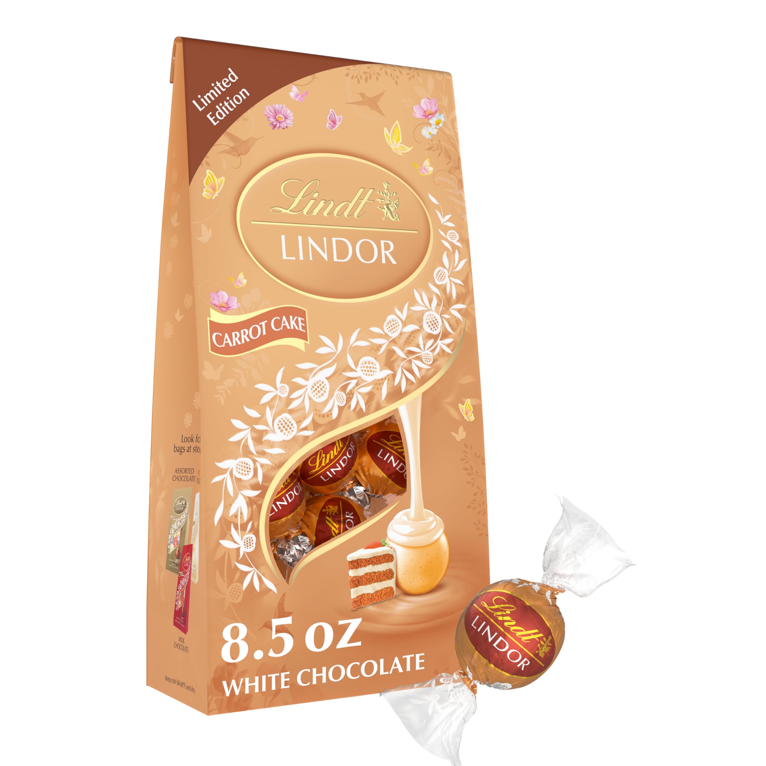 Amazon.com: Lindt LINDOR Carrot Cake White Chocolate Candy