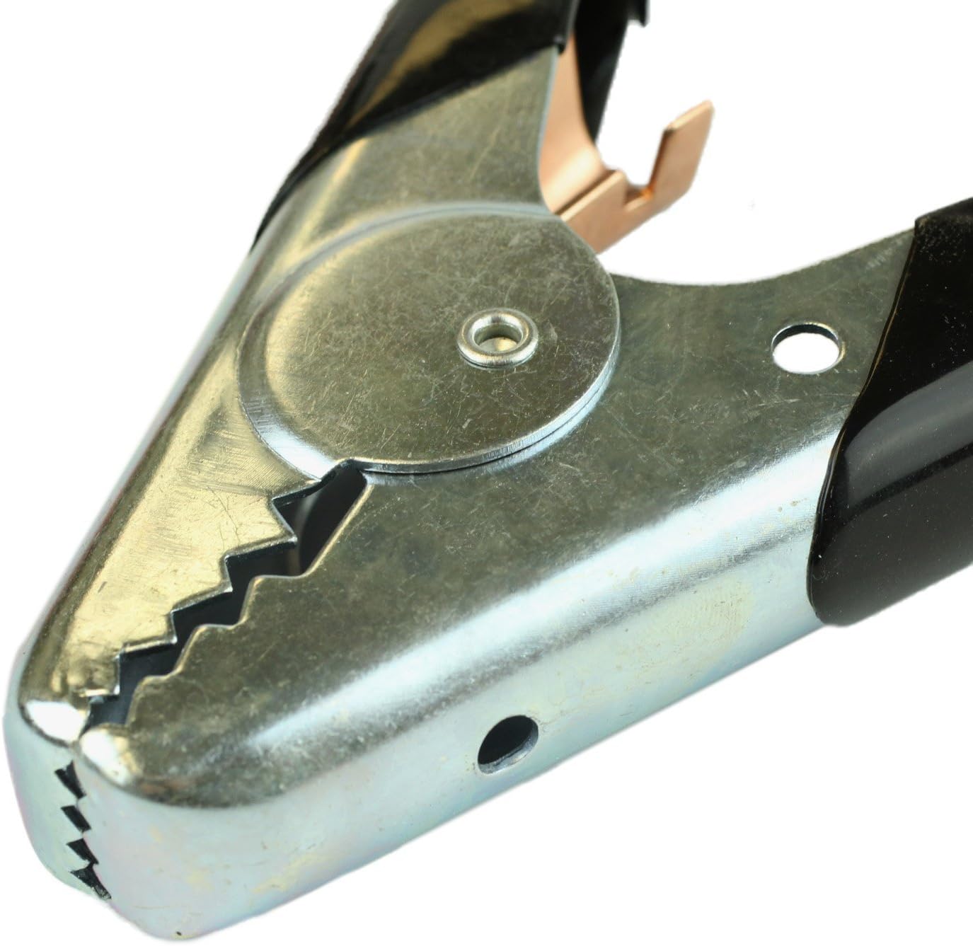 Deka/East Penn 00184 CLAMP, CHROME- PLTD STEEL HD RED/BLK 2/CD