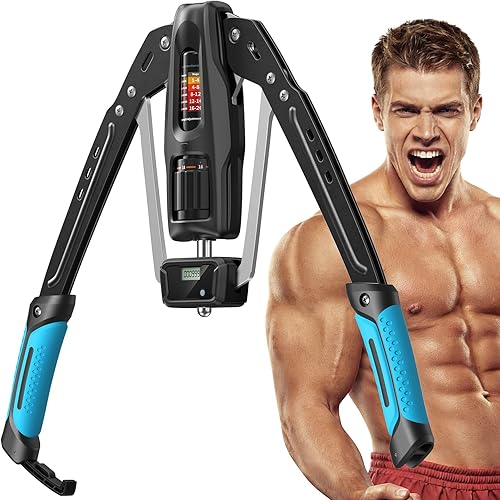 Merach Twister Arm Exerciser, 22-440lb Hydraulic Power, Adjustable Home Chest Expander, Shoulder Muscle Training Fitness Equipment, Arm Enhanced