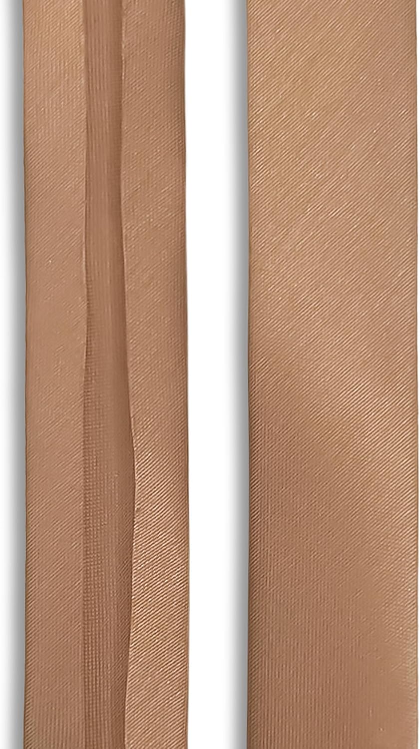 Wide Single Fold Bias Tape Hem Facing 3 Yds. x 7/8" Tan