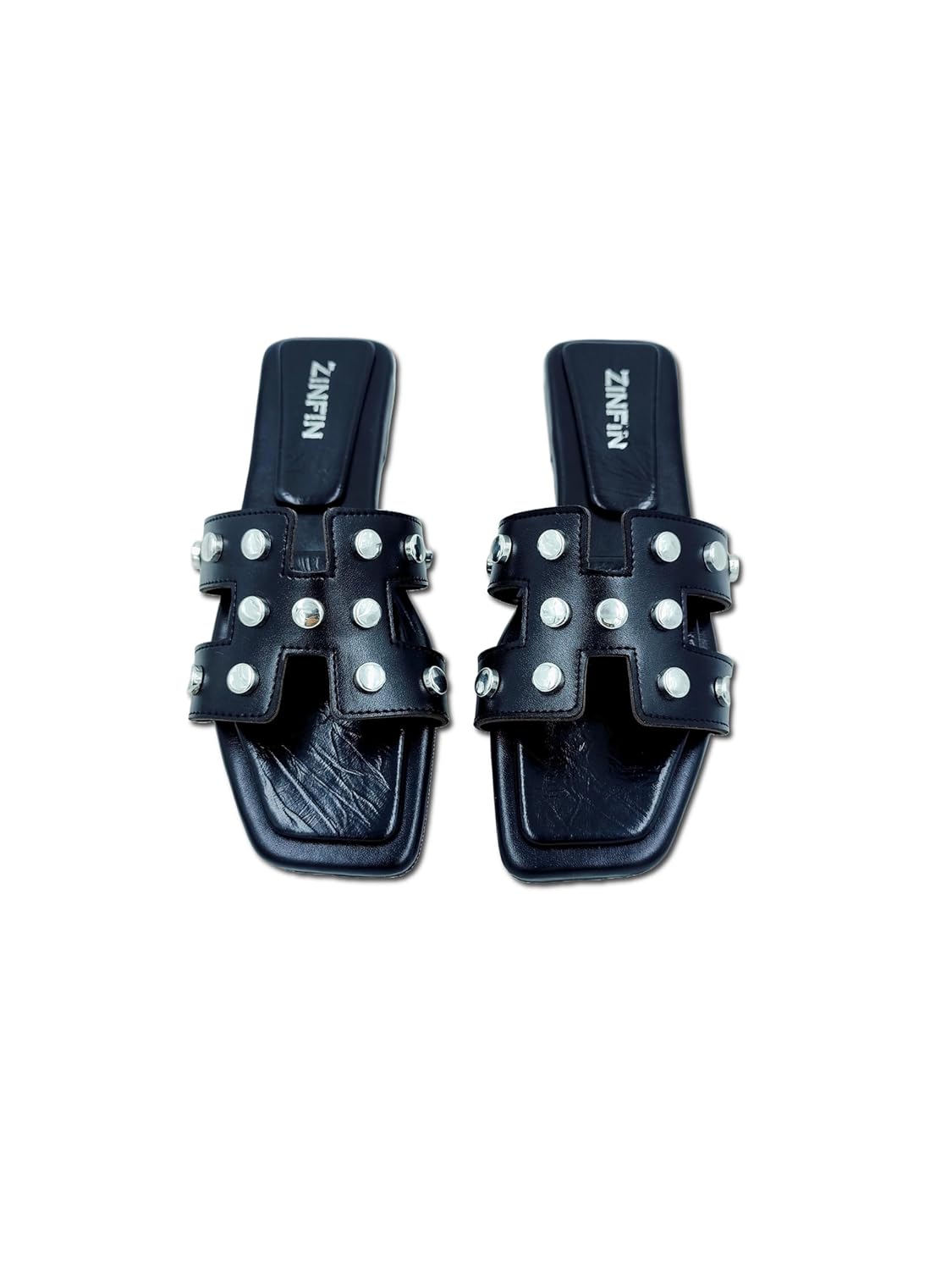 ASTER Casual Flats Comfortable TPR Sole Slip-On Style Synthetic Upper Fancy Womens Sandales