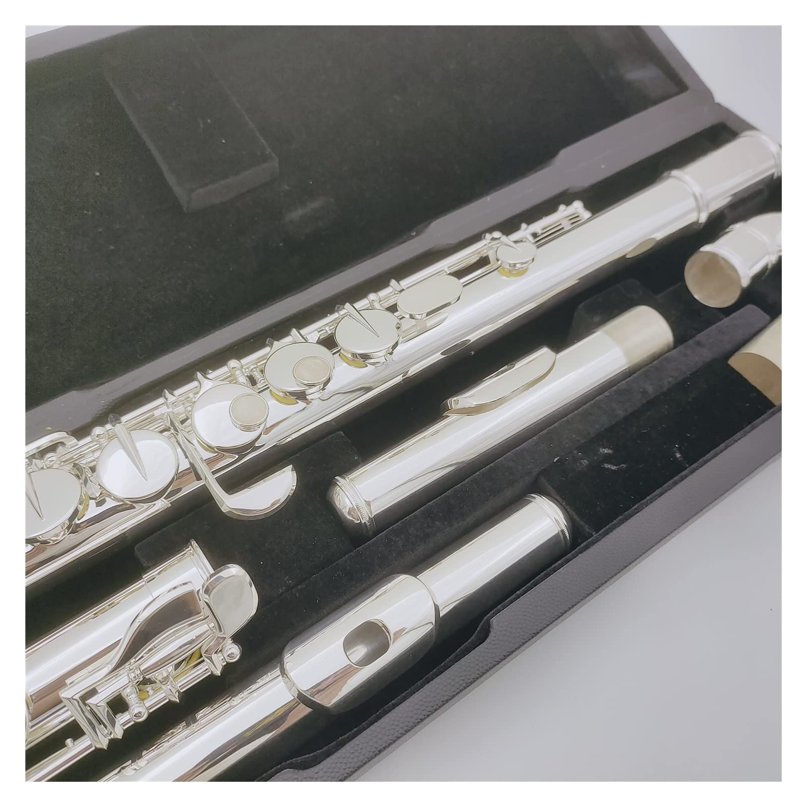Alto Flute G Tune 16 Tasti Chiusi per Foro Sliver Placcato Strumento Musicale Professionale con Custodia Flauto