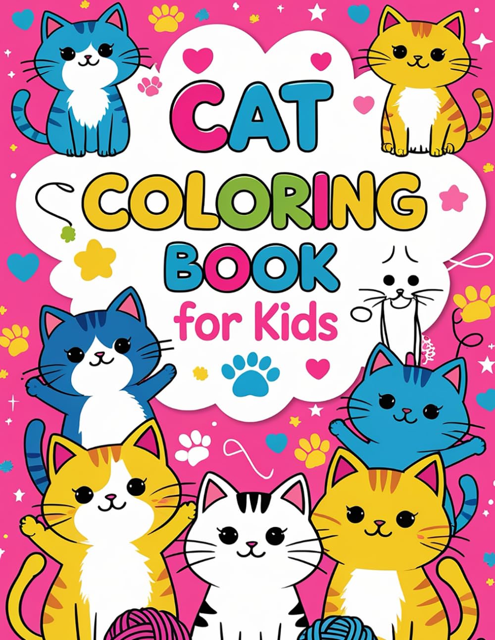 Cat Coloring Book for Kids: "Cute Cats to Color and Enjoy!"