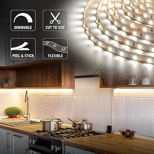 Miniatura 7 de Armacost Lighting Paquete de iluminación LED con controlador regulable y cinta LED (32.8 pies)