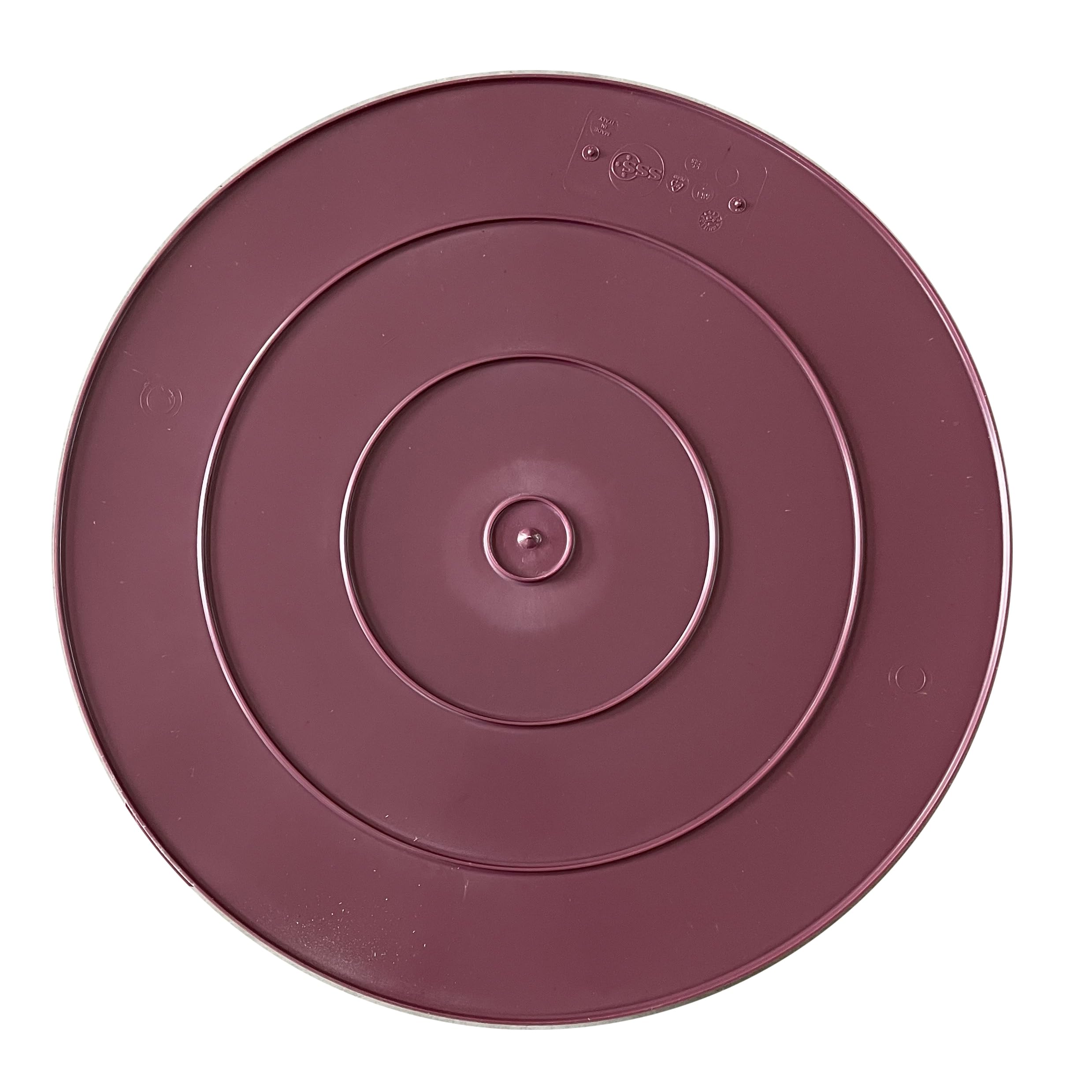 Mobil Plastic | Mastello alimentare 500 litri in plastica resistente | Per vendemmia, alimenti e liquidi | Color vinaccia