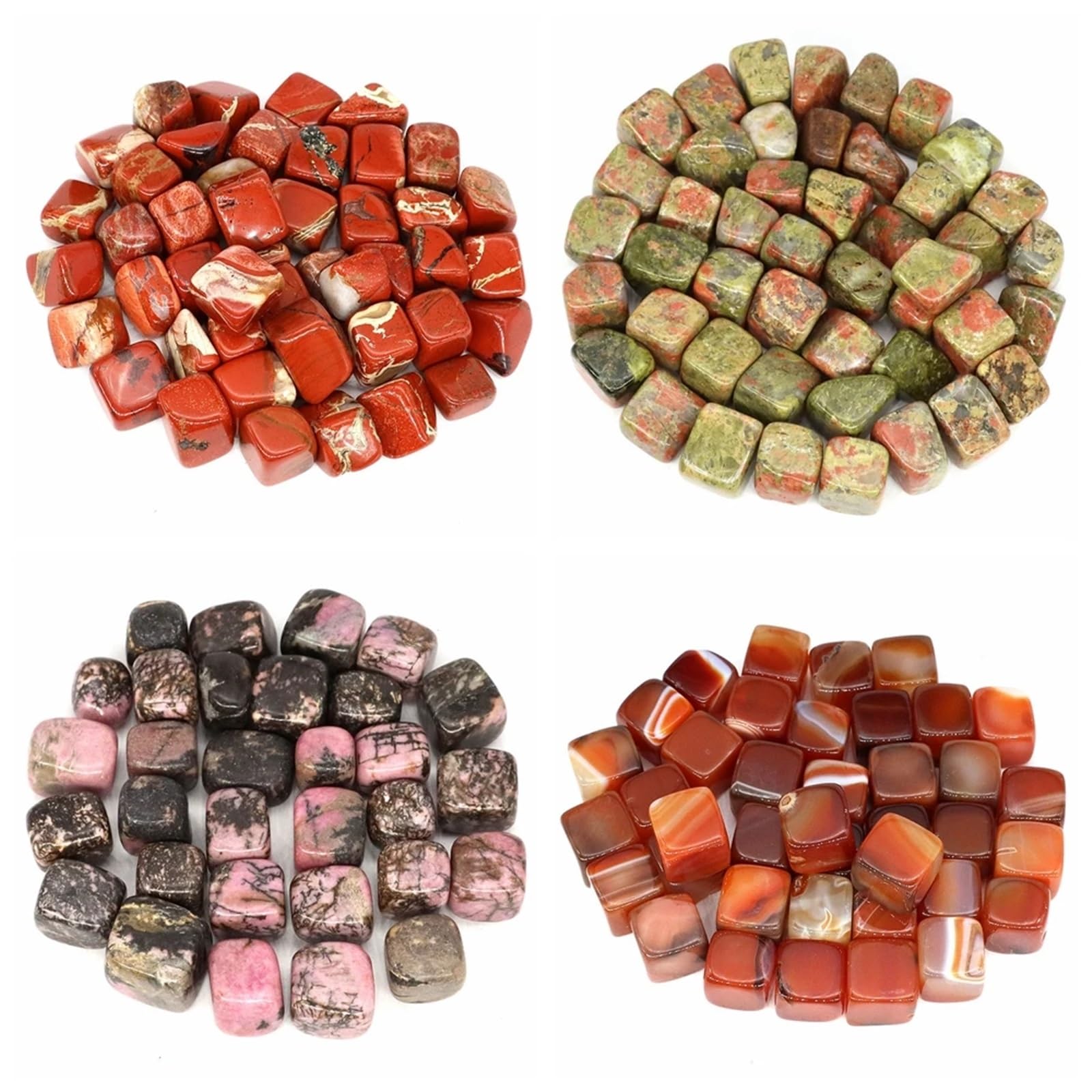 Kristallornamente Natürlicher Trommelstein, Mineralkies, Bulk-Mineral-Heilkristall, Edelstein, Probe, Aquarium, Heimdekoration Wunderschöner Kristall(Chiastolite,100g)