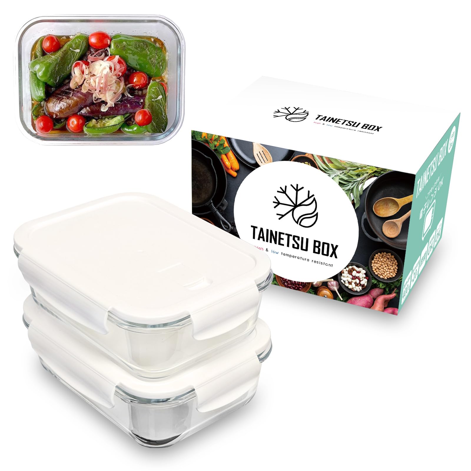 Amazon｜【料理雑誌掲載×栄養管理士推薦】 耐熱ガラス 耐熱容器 フタを