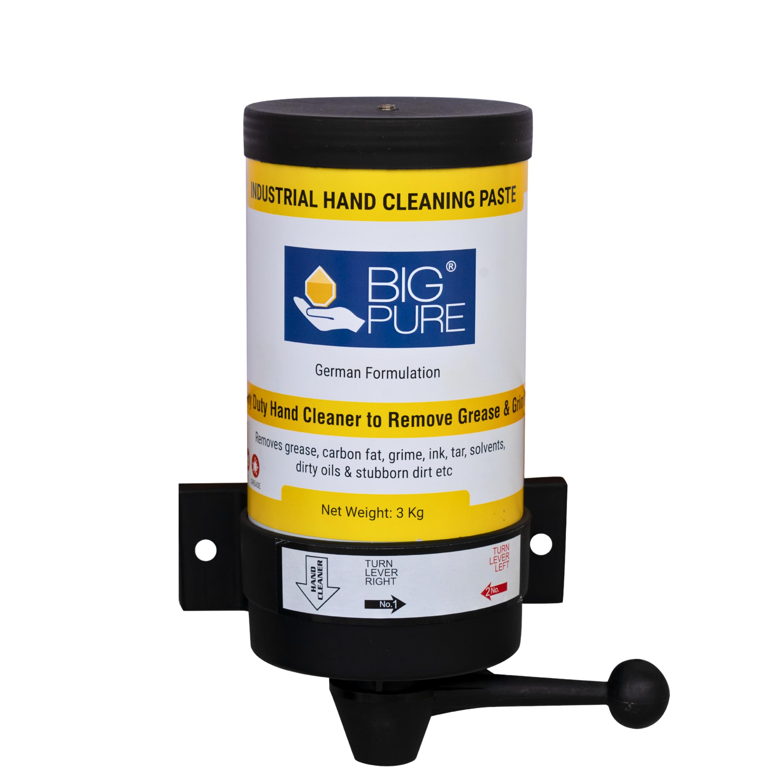 3kg Industrial Hand cleaning Paste with Wall Mounted Plastic Dispenser German Formulation-image-19