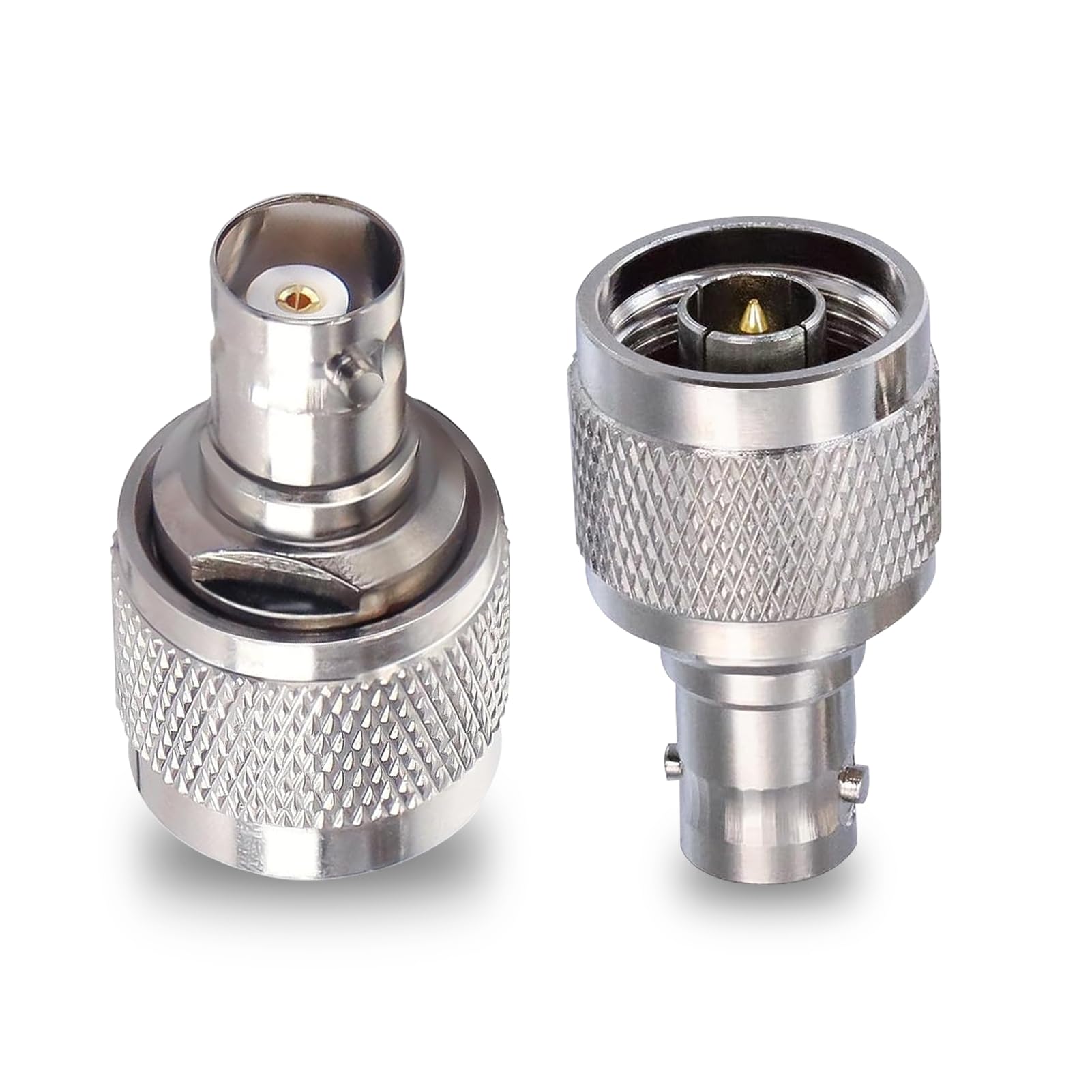 TUOLNK N Male to BNC Female Coax Adatper N-Type Male Plug to BNC Female Jack RF Coaxial Connector for WiFi Antenna Extension Cable 2pcs