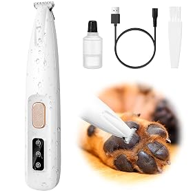 Palksky Micro Precision Pet Trimmer, LED Screen Dog Paw Trimmer, Dog Paw Hair Trimmer, Electric Grooming Trimmer, Pet Gr