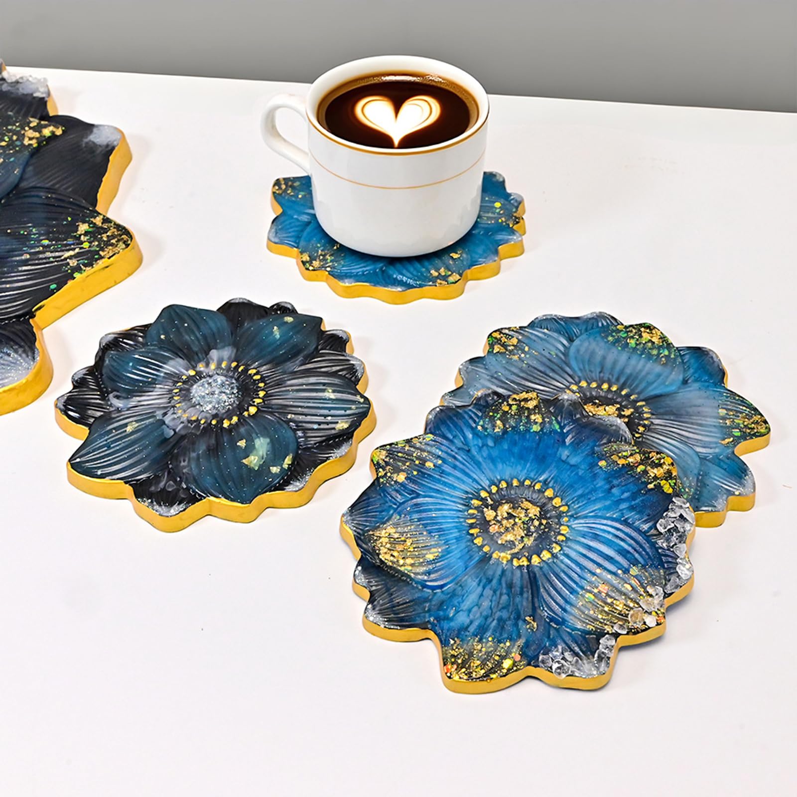Set stampi in silicone per fiori, ideale per dessert, regalo per panettiere, pentole in silicone resistente calore