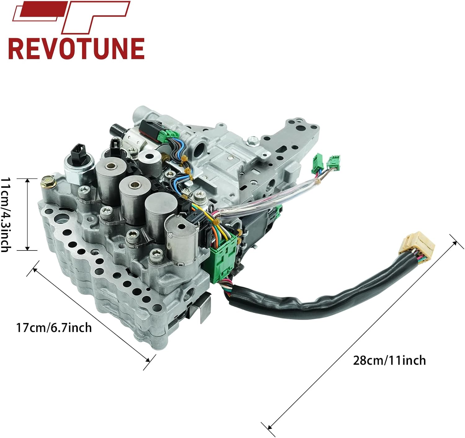 Transmission Valve Body with Stepper Motor for JF011E RE0F10A CVT Transmissions for Nissan Altima Rogue Sentra X-Trail Mitsubishi Lancer Outlander Dodge Caliber 2002-2016 ‎3l705-3TX0C