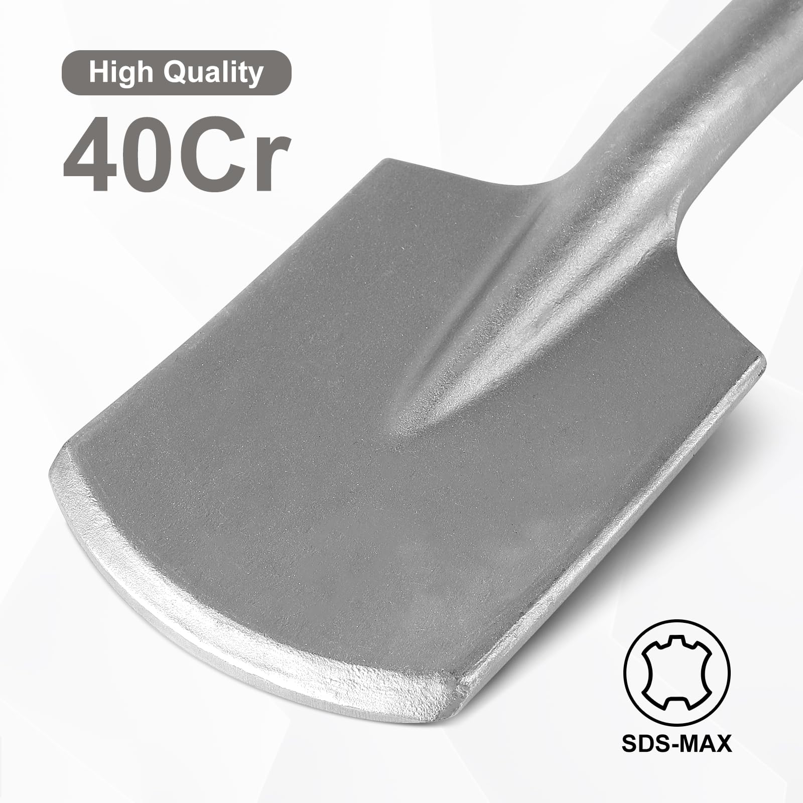 Scalpello Per Asfalto SDS MAX - 115x460mm, Per Martelli Demolitori, Rimozione Cemento - Foto 6