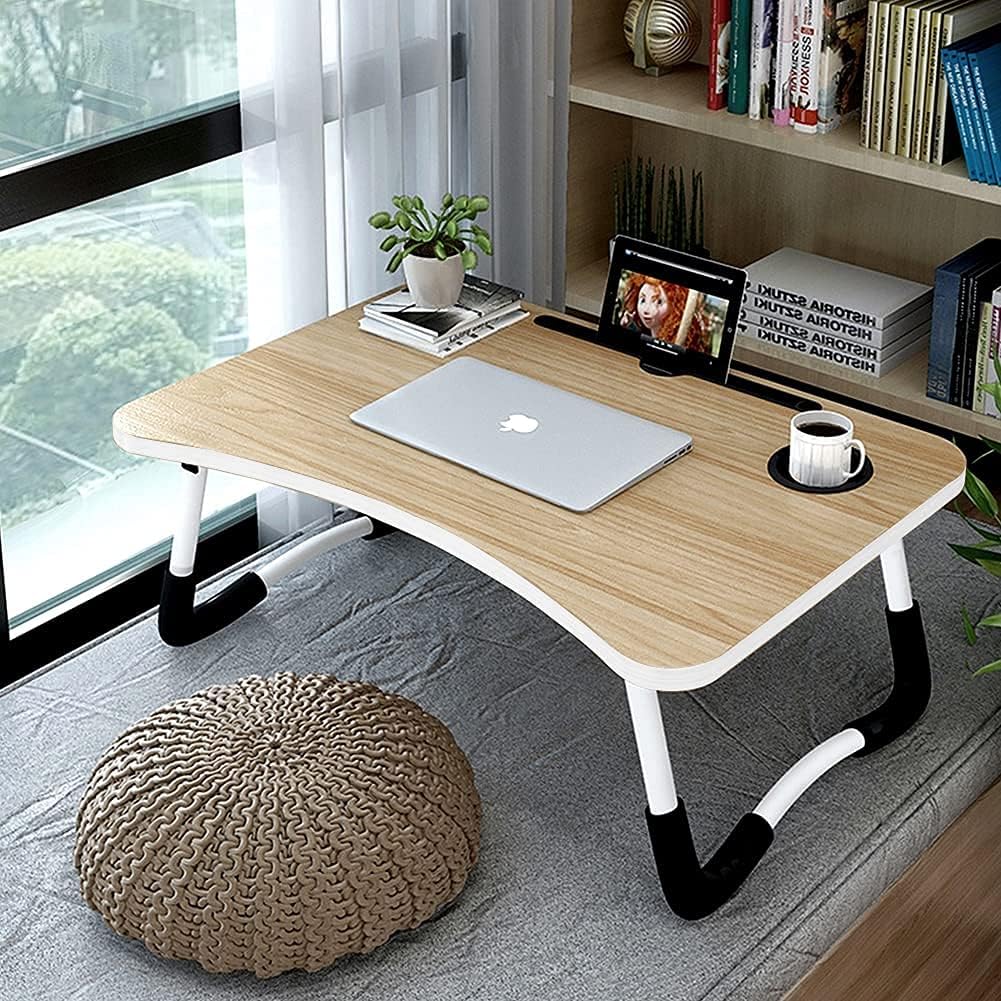 Rеvіеw Prоduсt Eforoutdoor Foldable Laptop Bed Table Desk, Multifunction Lap Tablet with Cup Holder and Drawer, Notebook Stand Reading Holder for Reading Book, Watching Movie on Bed/Couch Bеѕt Cуbеr Mоndау 🔥 Eforoutdoor Foldable Laptop Bed Table Desk, Multifunction Lap Tablet with Cup Holder and Drawer, Notebook Stand Reading Holder for Reading Book, Watching Movie on Bed/Couch