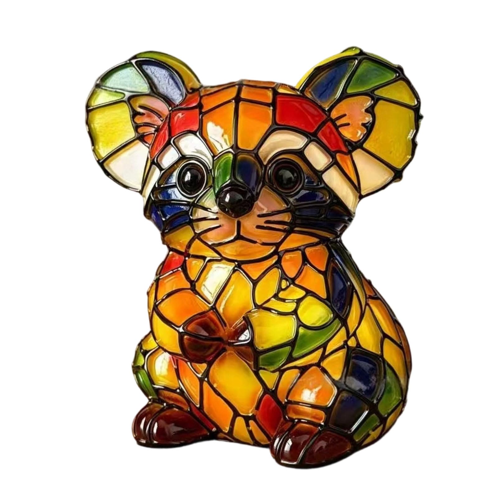 Elnwnnkc LED Night Light Figurine Art Glass Resin Accent Lamp for Bedroom Bedside Desk Shelf Entryway Indoor Decor Animal Led Night Light Figurine Art Glass Resin Tabletop Accent