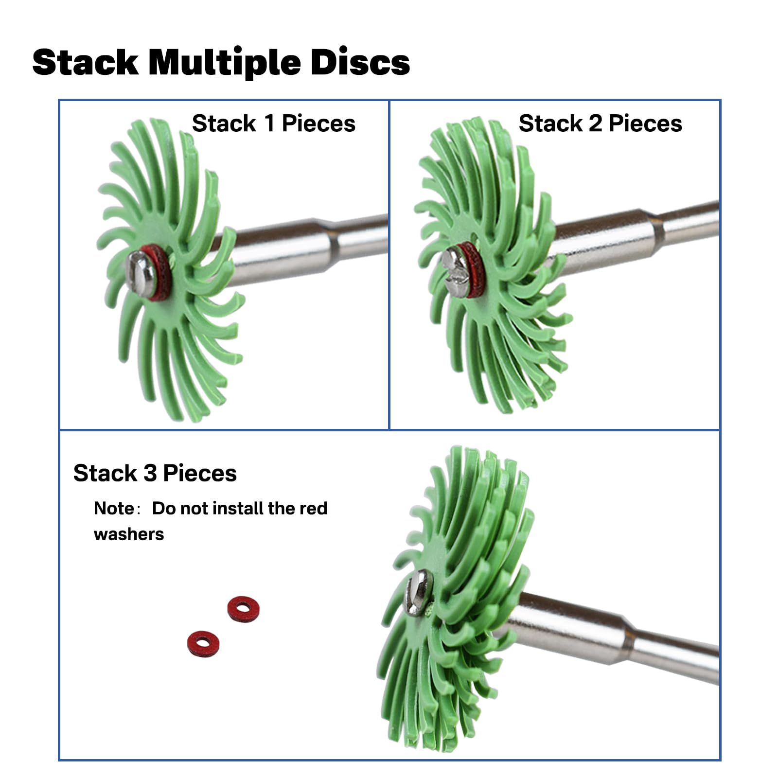 Bristle Discs - 88pcs for Jewelry & Metal -4 Bristle Discs - 88pcs for Jewelry & Metal -4