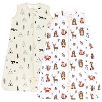 Vista 30 de Saco de dormir para bebé 1.0 TOG, manta portátil de algodón orgánico para bebé con cremallera bidireccional, saco de dormir de transición para bebé