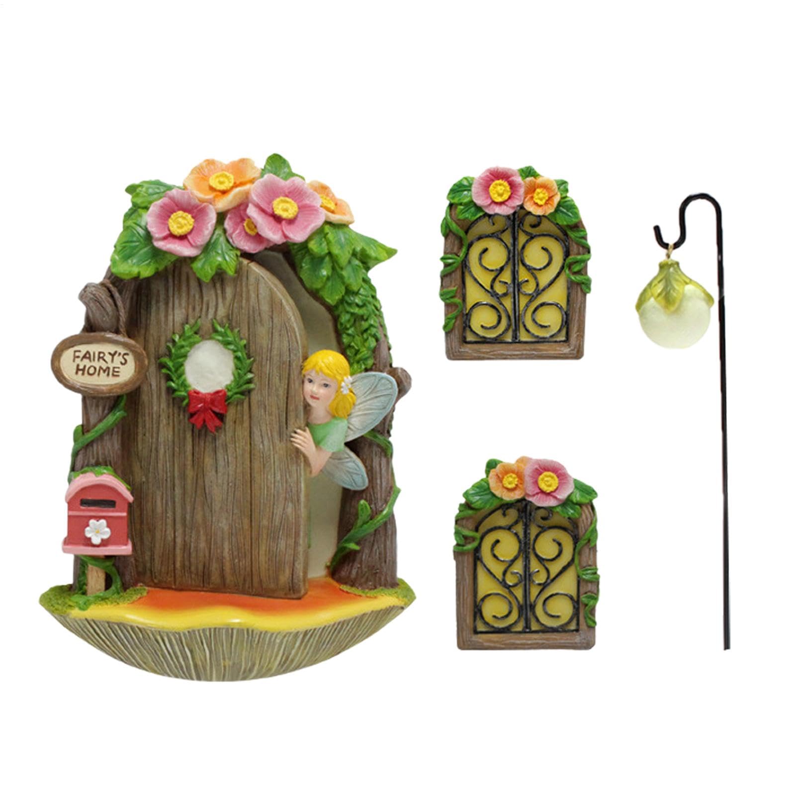 Porte de jardin féérique phosphorescente pour décoration extérieure