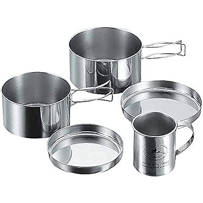 キャプテンスタッグ キャンピングステンレス 食器マグカップセット M-8578