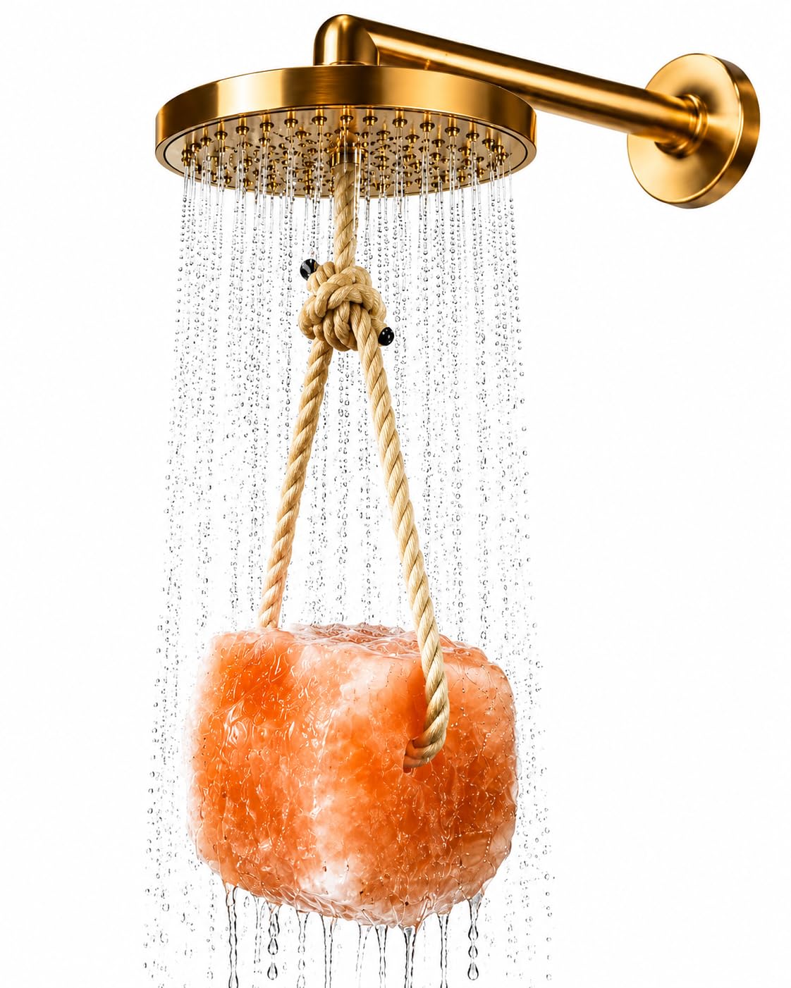 Himalayan Bath Salt 5 lb Hanging Himalayan Rock Salt for Bath & Shower | Deep Relaxation & Stress Relief | Holiday Edition | Unique Gift for Men, Women & Couples
