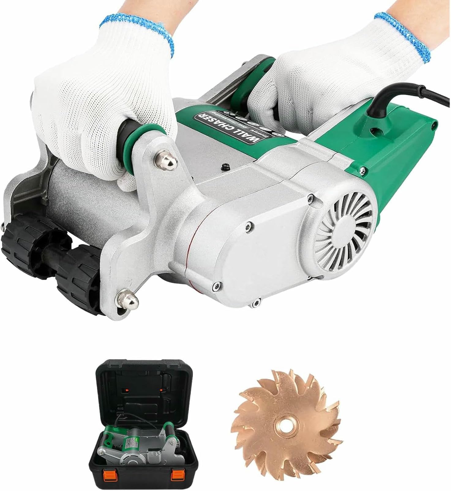 Máquina de corte eléctrica de pared para hormigón, cemento y mármol