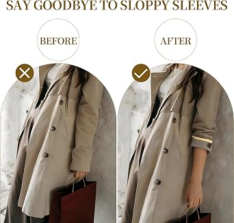 Sleeve Holders,Stretchy Anti-Slip Metal Sleeve Garters,Elastic Arm Straps Fixing Long Sleeves Armbands