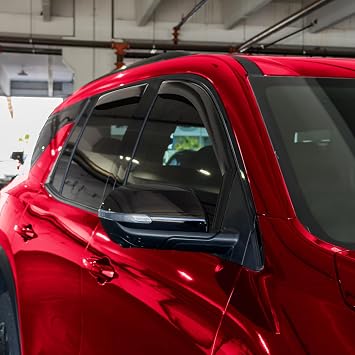 Voron Glass in-Channel Extra Durable Rain Guards for Chevrolet (Chevy) Traverse 2024-2026, Window Deflectors, Vent Window Visors, 4 Pieces - 200798