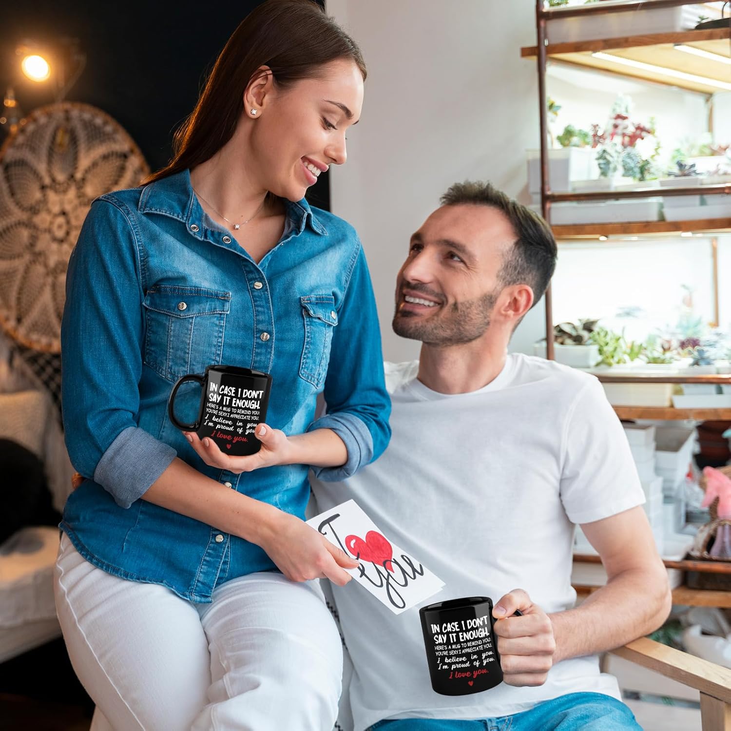 Valentines Mug 11Oz Valentines Day Gifts for Her Him Husband Wife Boyfriend Girlfriend,Birthday Gifts, In Case I Don't Say It Enough Mug, Gift for Couple Wedding Gift for Him Her - Image 3