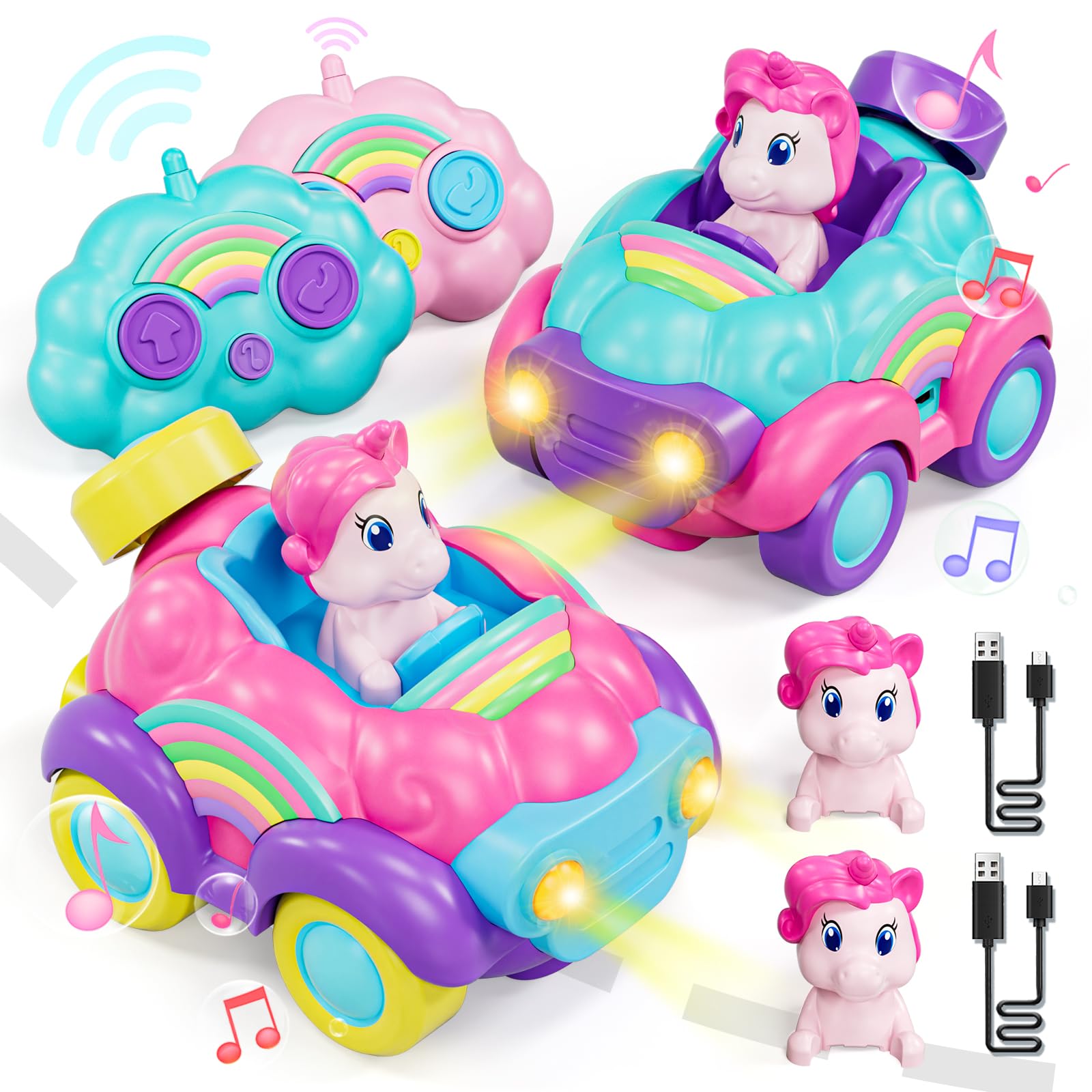 Lehoo Castle Toys for Year Old Girls, Unicorn Gifts for Girls
