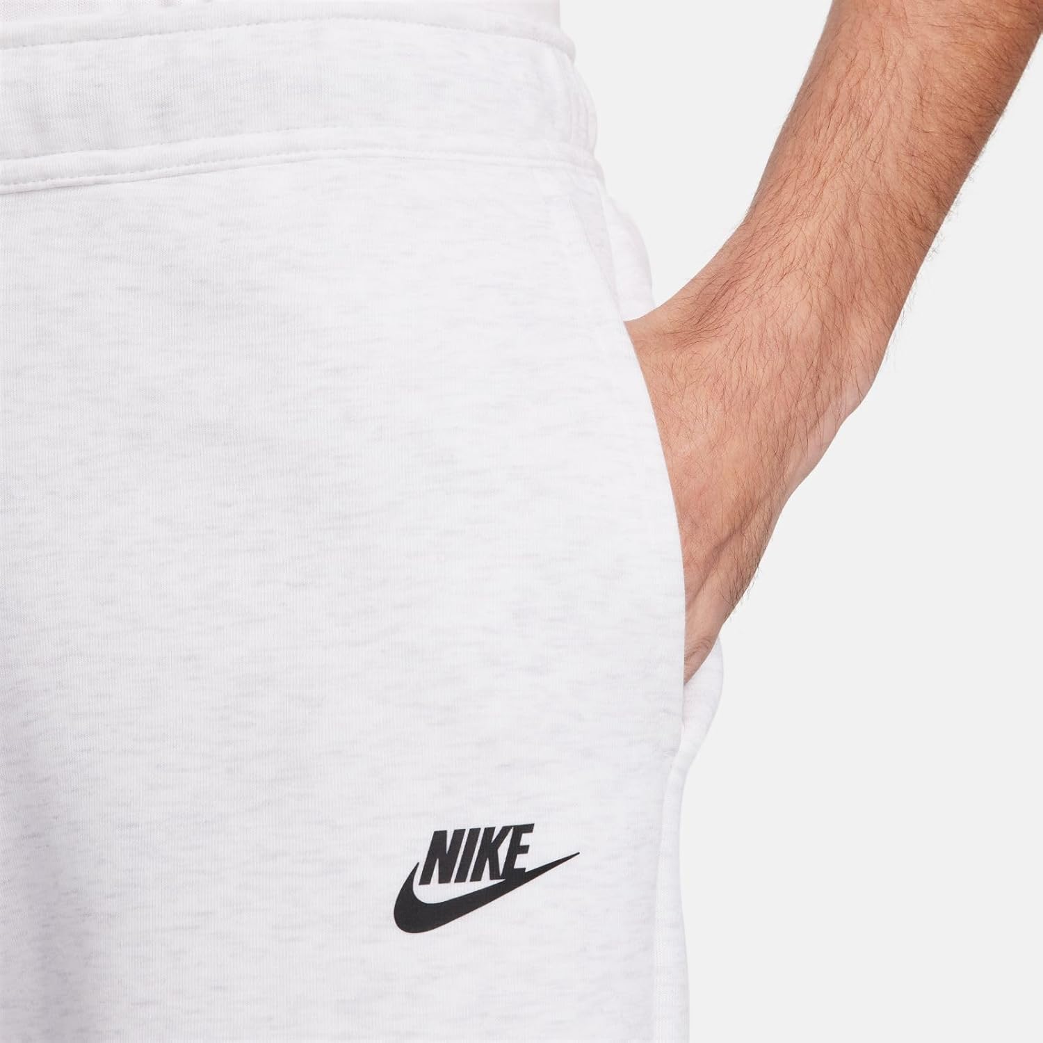 Nike Sportswear Tech Fleece Men's Shorts (Birch Heather/Black, FB8171-051) Size X-Large - Image 6