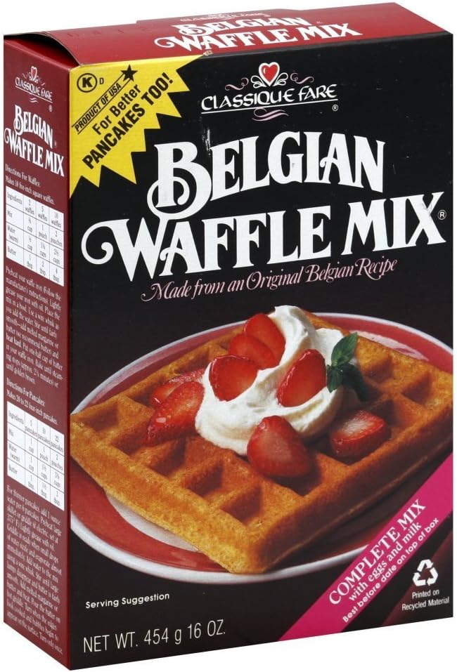 Krusteaz Light & Crispy Belgian Waffle Mix No Artificial