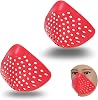 2 Pack 3D Mask Face Shell Inner Bracket for Men -Silicone Faceshell for Spider Cosplay - Face Cover for Airsoft, Paintball, and Costume Masks