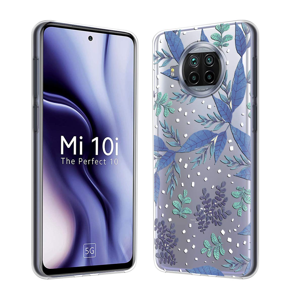 Fashionury Shockproof Silicone Printed Back Cover Case for Xiaomi Mi 10i 5G (Transparent) -V073 (B08VR9PBT9) Amazon Price History, Amazon Price Tracker