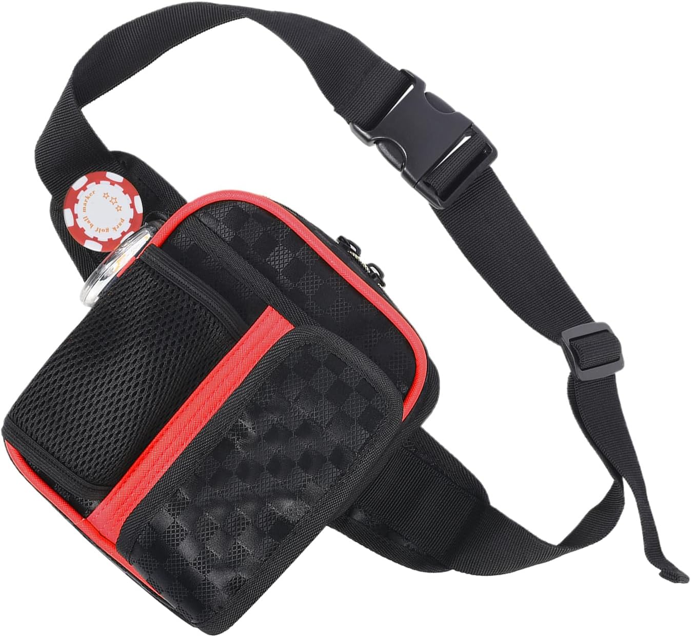 Portapalle da Golf – Borse Per Ferri Da Golf,Portatile da Cintura Porta per Proteggere Oggetti di Valore come Carte Contanti Chiavi per Golfista Donne