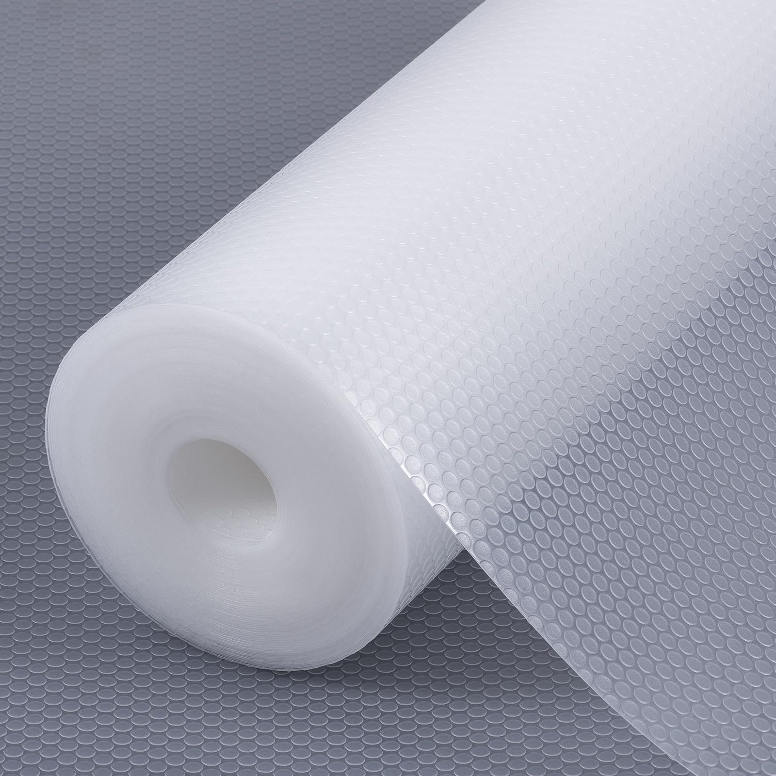 Stahom Transparent Drawer Liner Non Adhesive, Shelf Liners For Kitchen Cabinets Refrigerator Liners Waterproof & Oil-Proof Kitchen Cupboard Liner Non-Slip Mats Eva Fridge Liner For Shelves - Clear 17.5 X 78.7 Inch